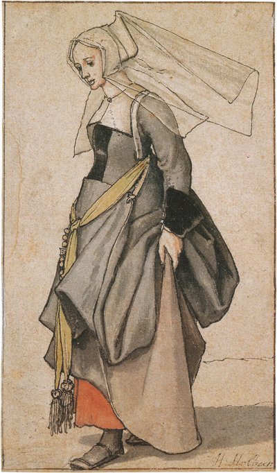 Young Englishwoman by Hans Holbein der Jüngere
